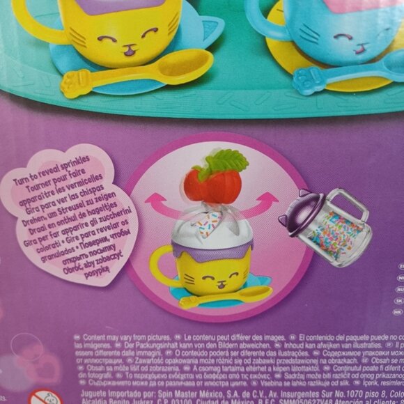 Gabby's Dollhouse Sprinkle Party Sweet Treat Tea Set Pretend Play Kitchen Toy - Picture 8 of 13